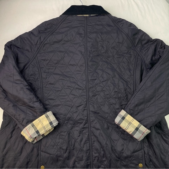Barbour Beadnell Polarquilt Blue Fleece Long Sleeve Puffer Jackets Size 2X NWT - Picture 7 of 7